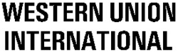 WESTERN UNION INTERNATIONAL