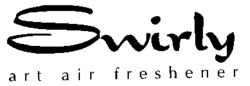Swirly art air freshener