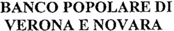 BANCO POPOLARE DI VERONA E NOVARA