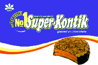 Super-Kontik glazed in chocolate
