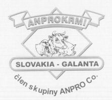 ANPROKRMI SLOVAKIA-GALANTA