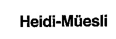 Heidi-Müesli