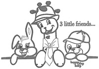 3 little friends...happy day baby