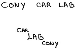 CONY CAR LAB CAR LAB CONY
