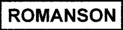 ROMANSON
