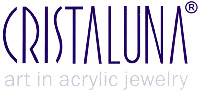 CRISTALUNA art in acrylic jewelry