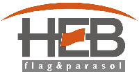 HEB flag & parasol