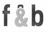 f & b