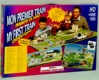 MON PREMIER TRAIN maquette en relief MY FIRST TRAIN contoured layout MEHAND TRAIN LINE