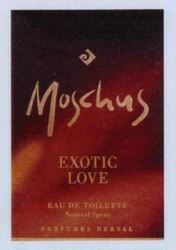 Moschus EXOTIC LOVE EAU DE TOILETTE Natural Spray PERFUMES NERVAL