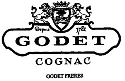 Depuis 1782 GODET COGNAC GODET FRERES