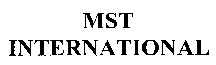 MST INTERNATIONAL