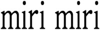miri miri