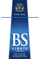 BS LIGHTS KING SIZE 20 FILTER CIGARETTES