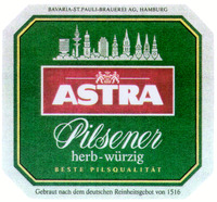 ASTRA Pilsener herb-würzig