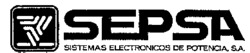 SEPSA SISTEMAS ELECTRONICOS DE POTENCIA, S.A.