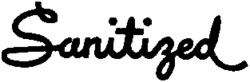 Sanitized