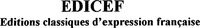 EDICEF Editions classiques d'expression française