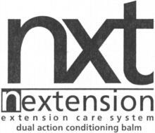 nxt nextension extension care system dual action conditioning balm