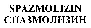 SPAZMOLIZIN