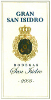 GRAN SAN ISIDRO BODEGAS San Isidro 2005