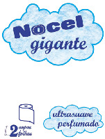 Nocel gigante 2 capas folhas ultrasuave perfumado