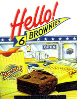 Hello! 6 BROWNIES BROWNIES SHOP