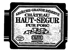 CHÂTEAU HAUT-SEGUR