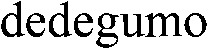 dedegumo