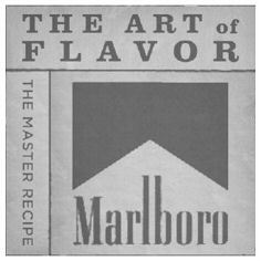 THE ART of FLAVOR Marlboro THE MASTER RECIPE
