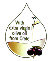 With extra virgin olive oil from Crete