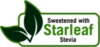Sweetened with Starleaf Stevia