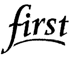 first