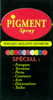 PIGMENT Spray ACRYLIQUE EXCELLENTE COUVERTURE