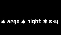 argo night sky