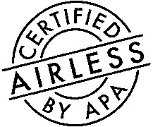 AIRLESS CERTIFIED BY APA
