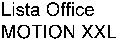 Lista Office MOTION XXL