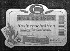 BACKER KRONUNG Rosinenschnitten