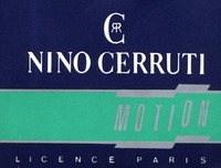 NINO CERRUTI MOTION LICENCE PARIS