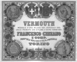 VERMOUTH FRANCESCO CINZANO