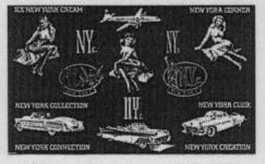 ICE NEW YORK CREAM, NEW YORK CORNER, NEW YORK COLLECTION,  N EW YORK CLUB, NEW YORK CONFECTION, NEW YORK CREATION