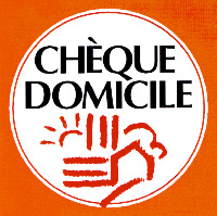 CHÈQUE DOMICILE
