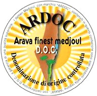 ARDOC Arava finest medjoul D.O.C. Denominazione di origine controllata