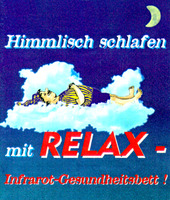 Himmlisch schlafen mit RELAX Infrarot-Gesundheitsbett!