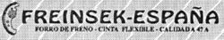 FREINSEK-ESPAÑA FORRO DE FRENO - CINTA FLEXIBLE - CALIDADA 47 A
