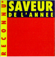 RECONNU SAVEUR DE L'ANNEE
