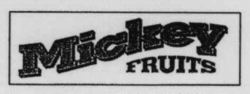 Mickey FRUITS