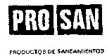 PRO SAN PRODUCTOS DE SANEAMIENTOS