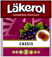 Läkerol SUGARFREE PASTILLES CASSIS