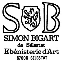 2B SIMON BIGART de Sélestat Ebénisterie d'Art